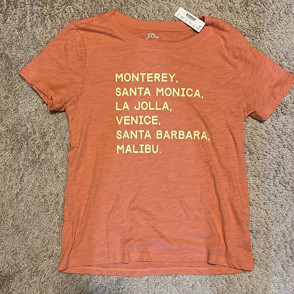 New JCREW Graphic Tee - Size M